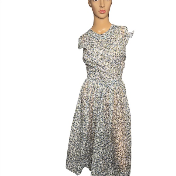 Vintage Atomic Age Print Beautiful Tiny Aline with Suggested Jewelry 1960s 60s - Picture 5 of 16